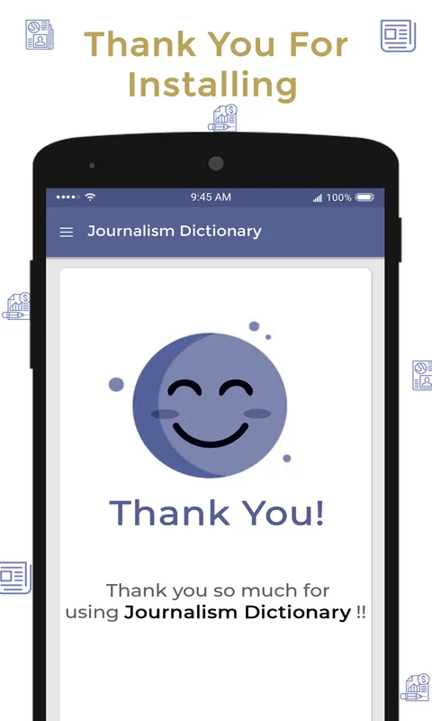 Journalism Dictionary | Indus Appstore | Screenshot