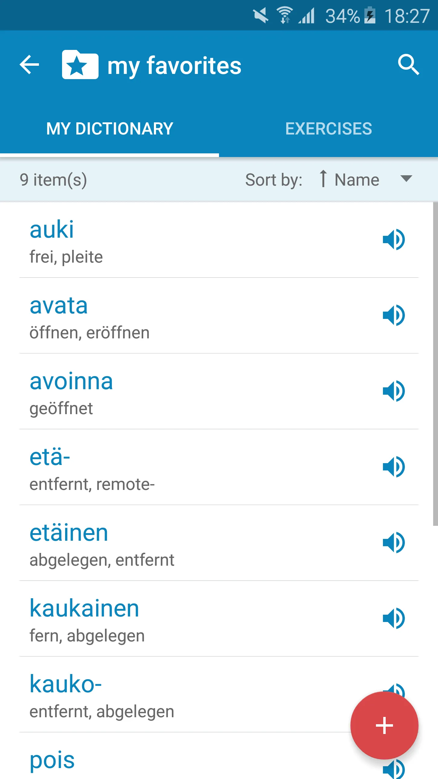 Finnish-German Dictionary | Indus Appstore | Screenshot