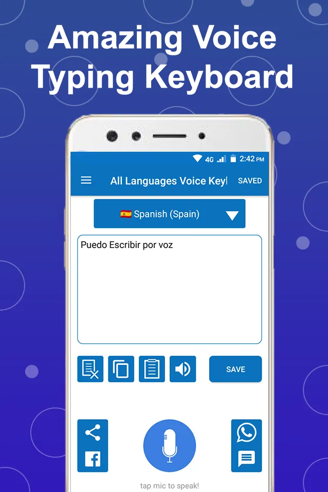 Easy Voice Typing Keyboard | Indus Appstore | Screenshot