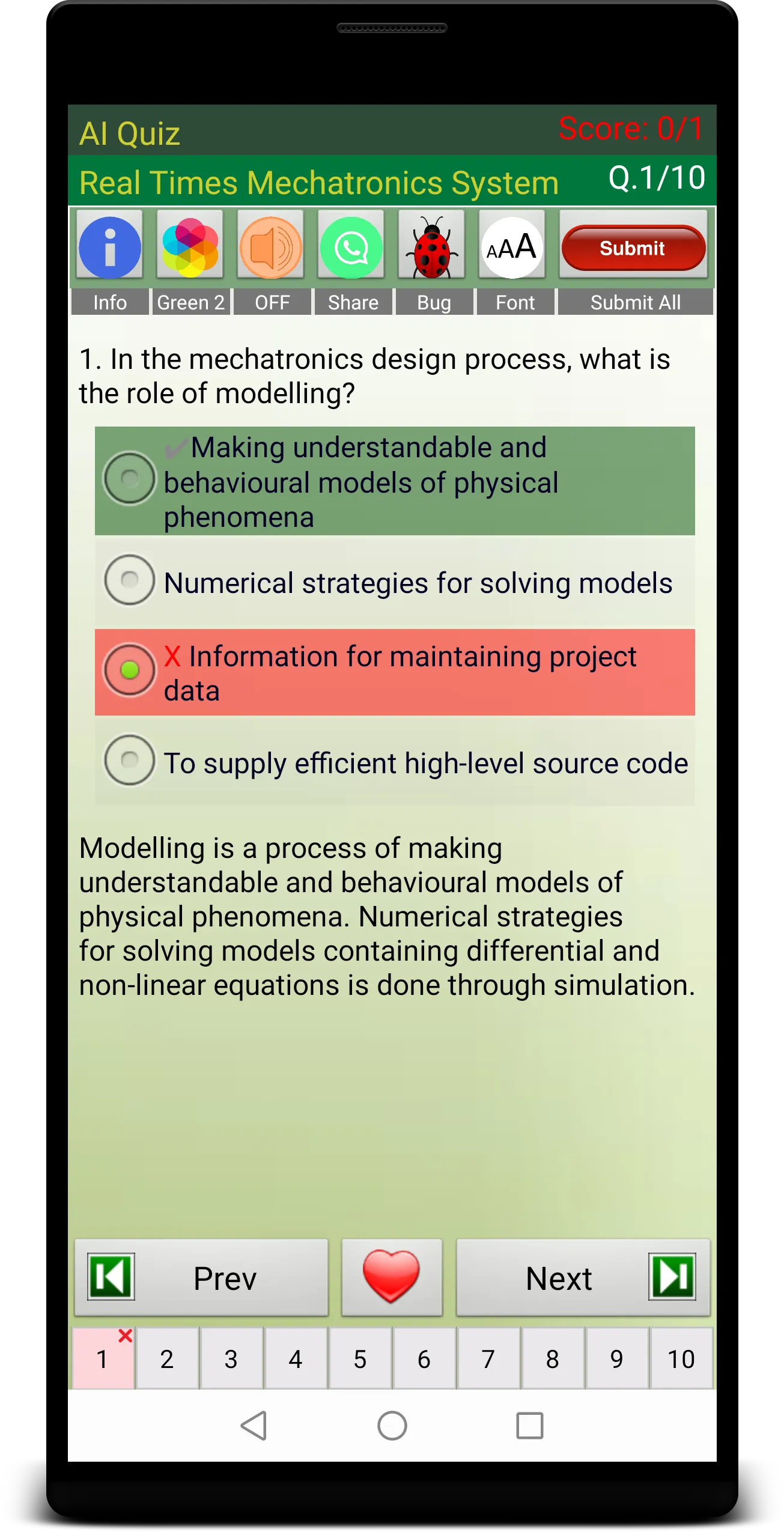 Mechatronics Quiz | Indus Appstore | Screenshot