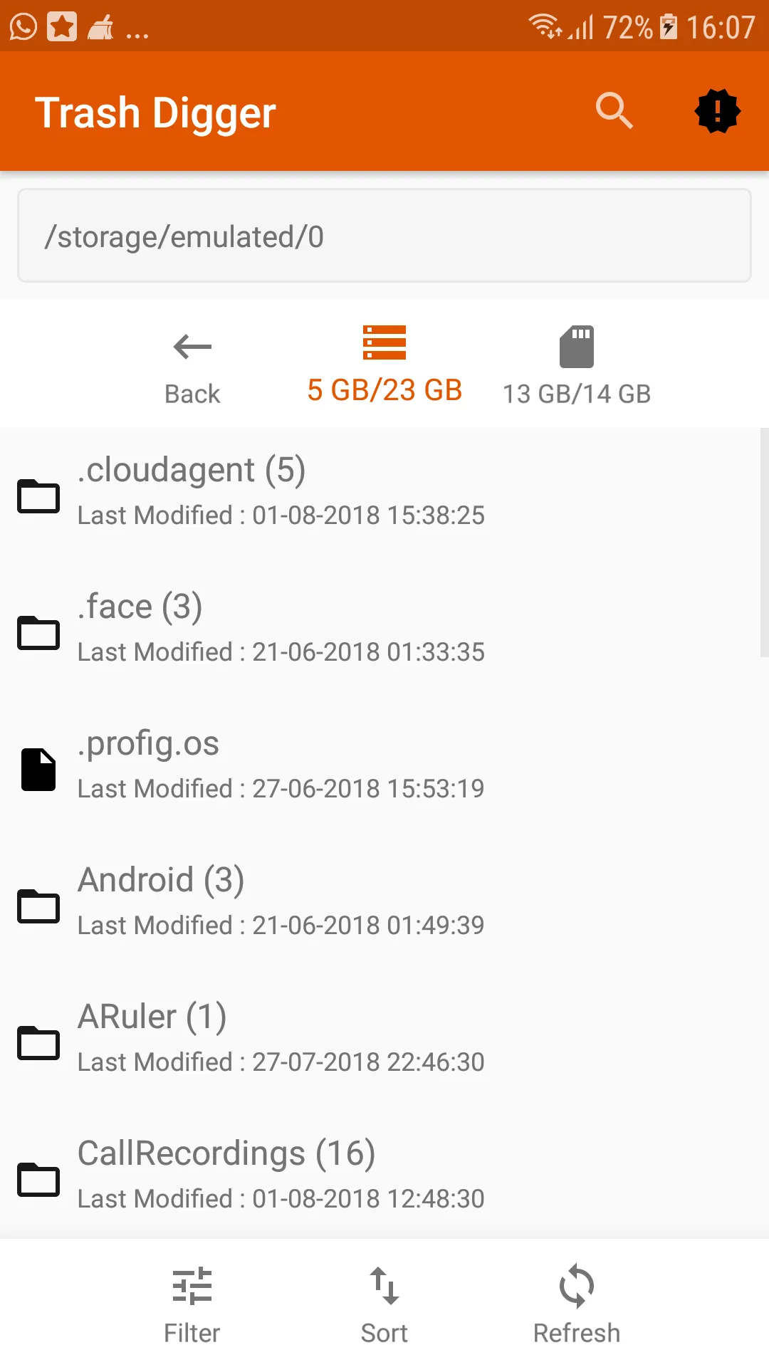 TrashDigger : Files Recovery | Indus Appstore | Screenshot