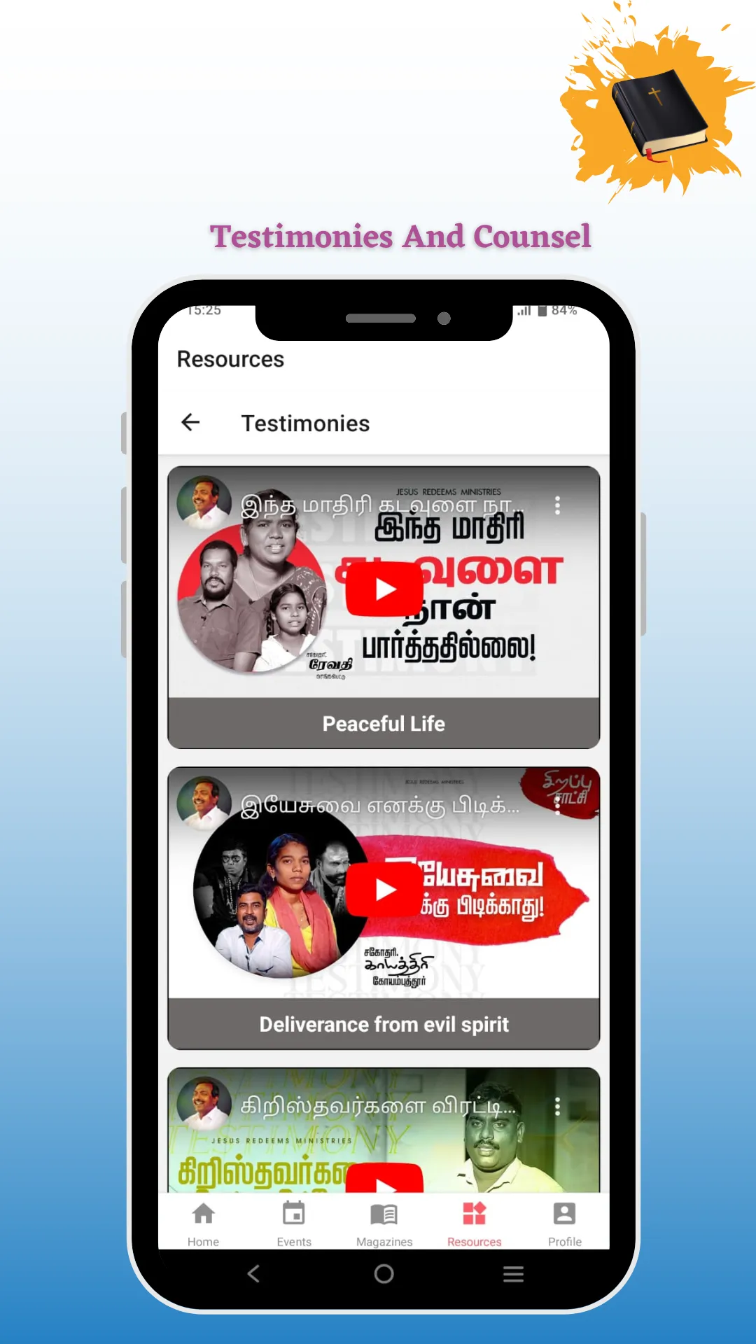 Jesus Redeems Ministries | Indus Appstore | Screenshot