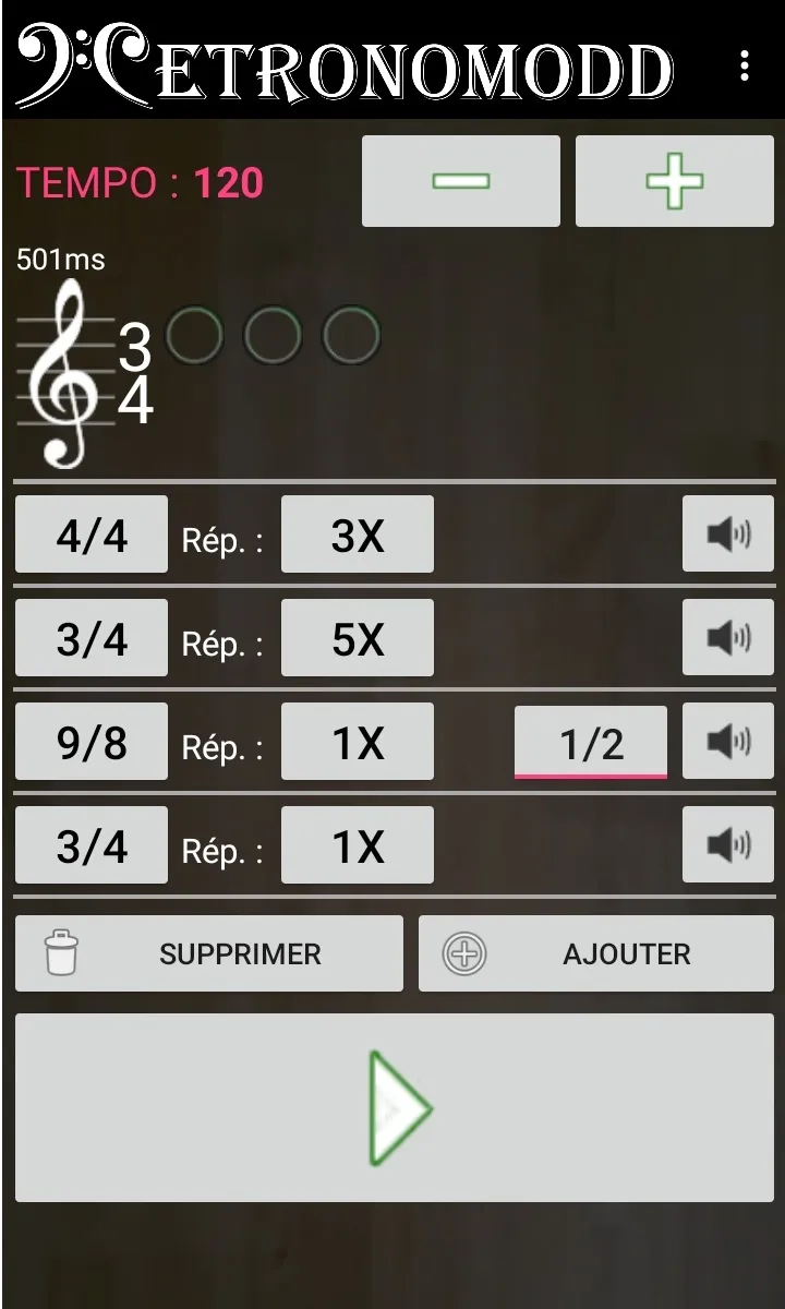 Programmable metronome | Indus Appstore | Screenshot