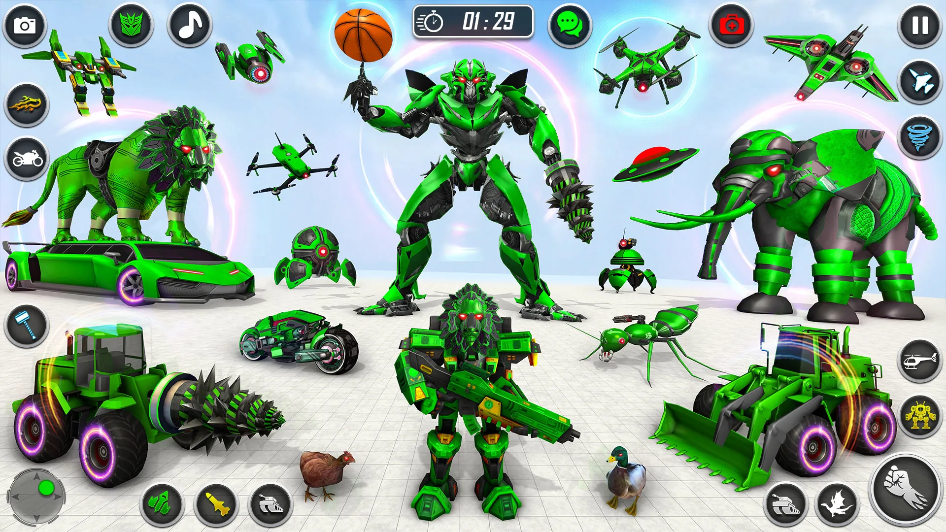 Toilet Robot: Car Robot Games | Indus Appstore | Screenshot
