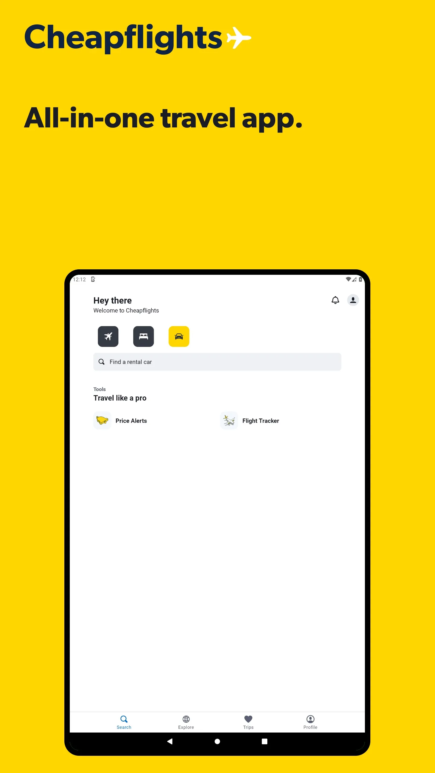 Cheapflights: Flights & Hotels | Indus Appstore | Screenshot