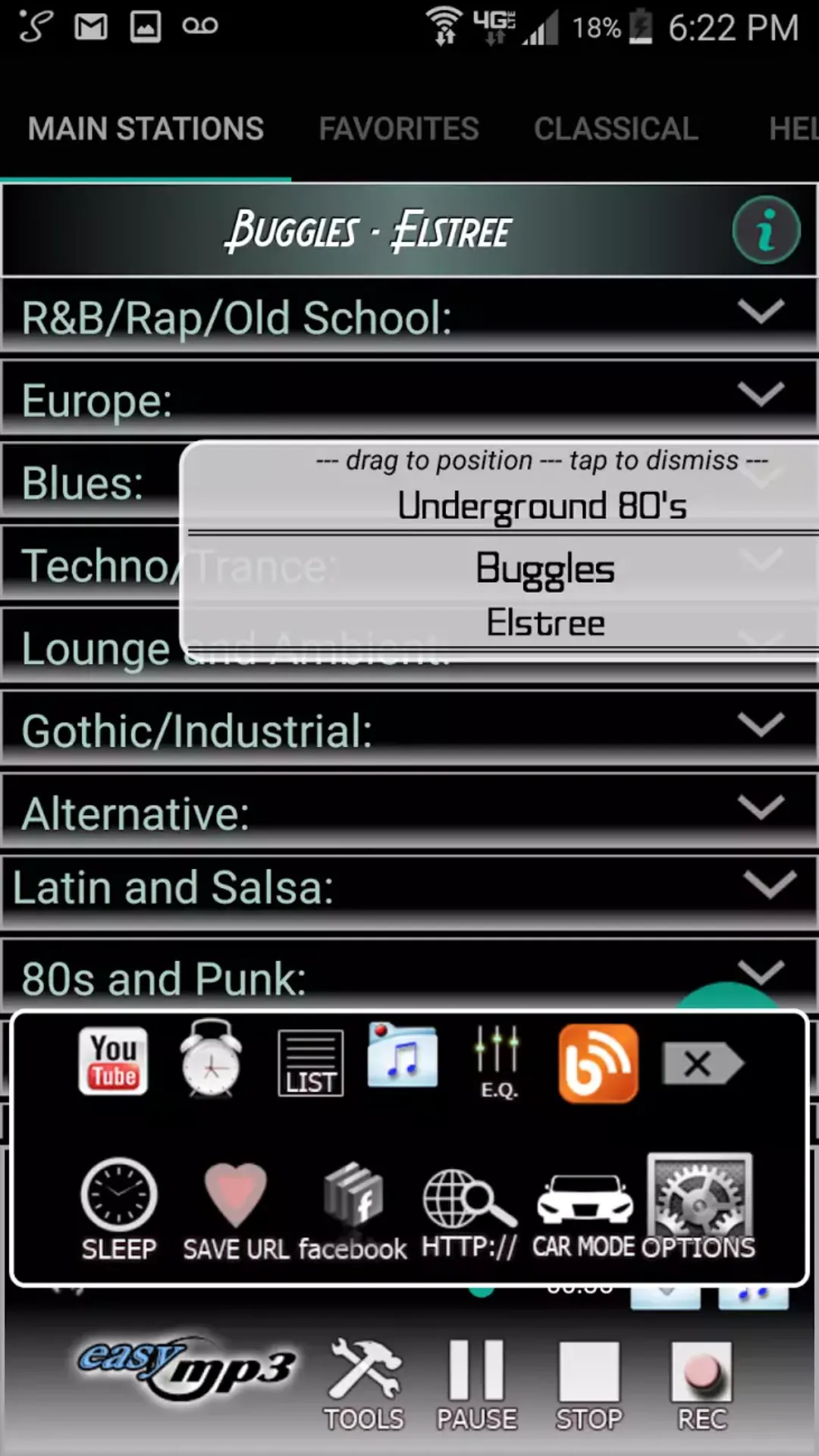 Internet Radio Recorder Demo | Indus Appstore | Screenshot