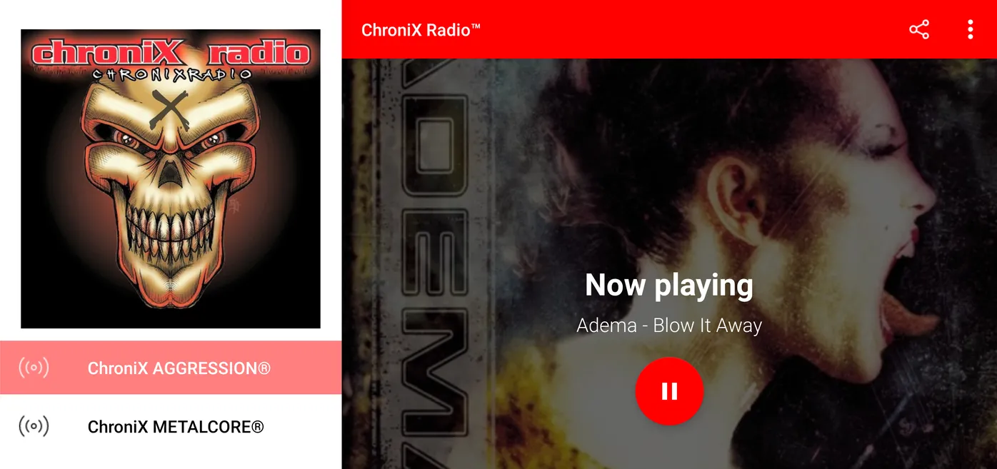ChroniX Radio™ | Indus Appstore | Screenshot