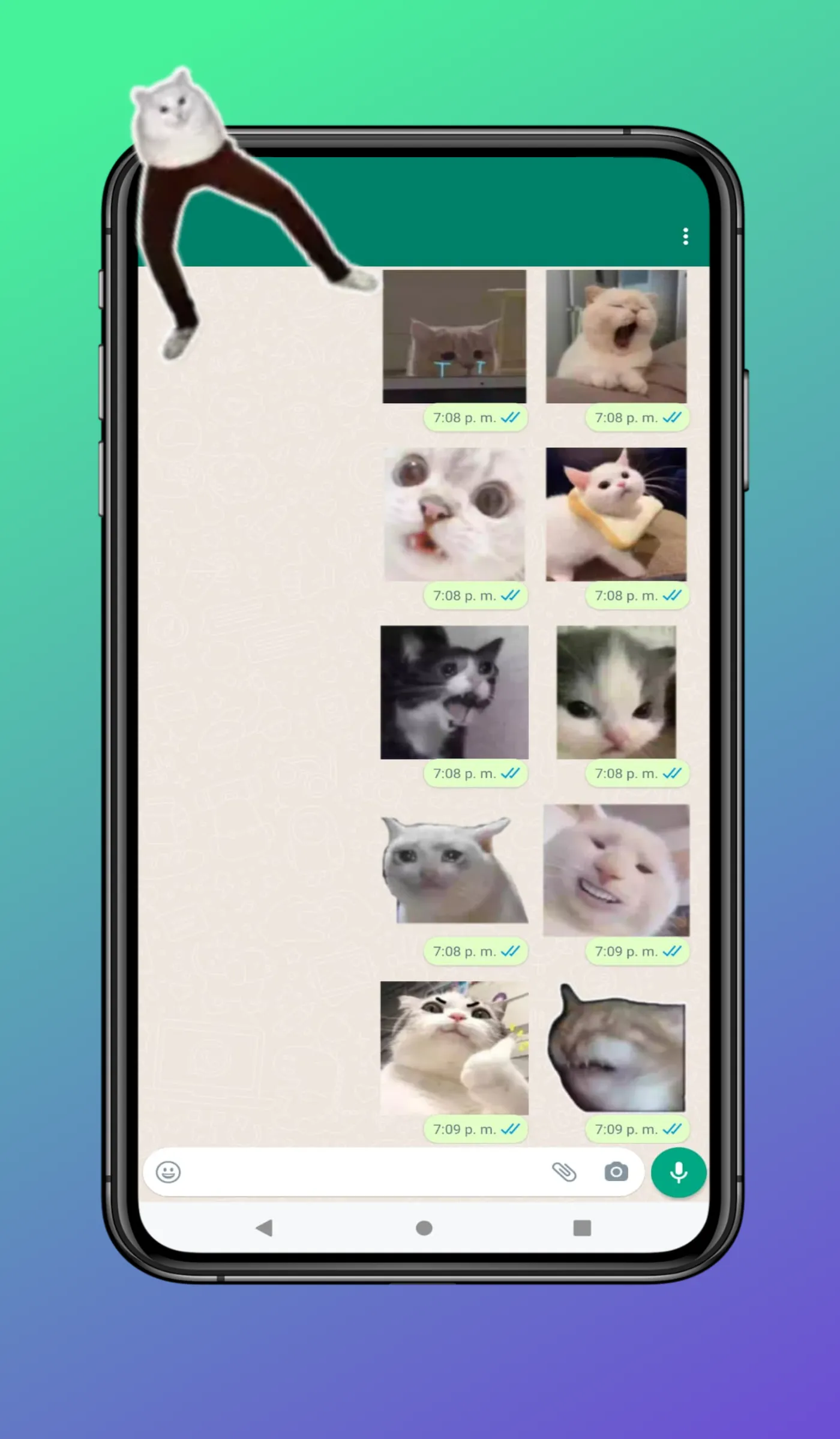 WAStickerApps Stickers Cats | Indus Appstore | Screenshot