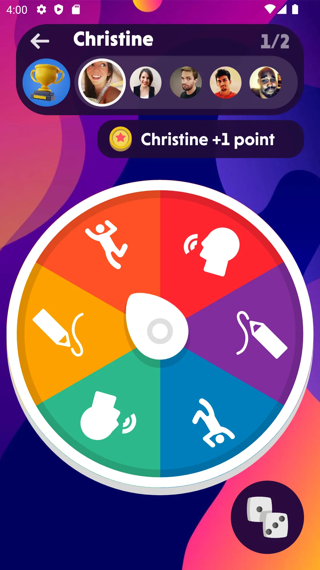 Party Wheel: Draw, Sing & Act | Indus Appstore | Screenshot