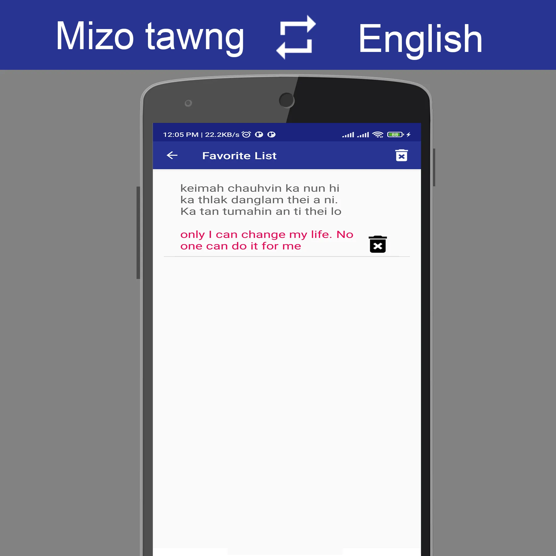 Mizo English Translator | Indus Appstore | Screenshot