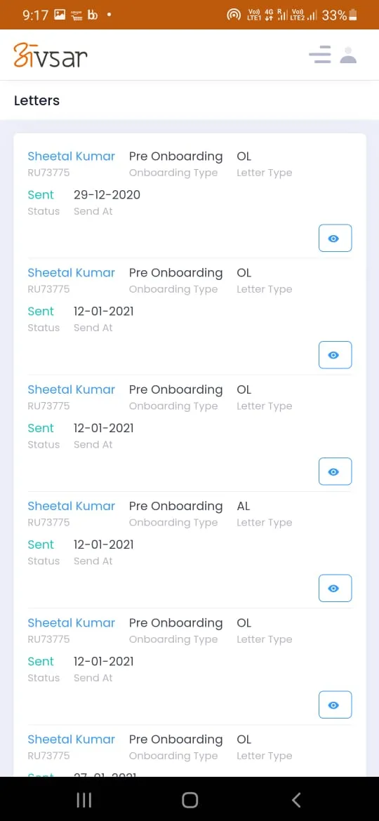 Avsar HR Services | Indus Appstore | Screenshot