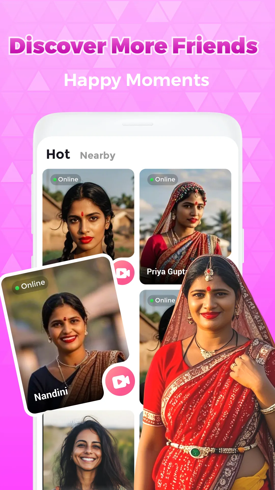 BoloJi Pro: Live Call & Chat | Indus Appstore | Screenshot