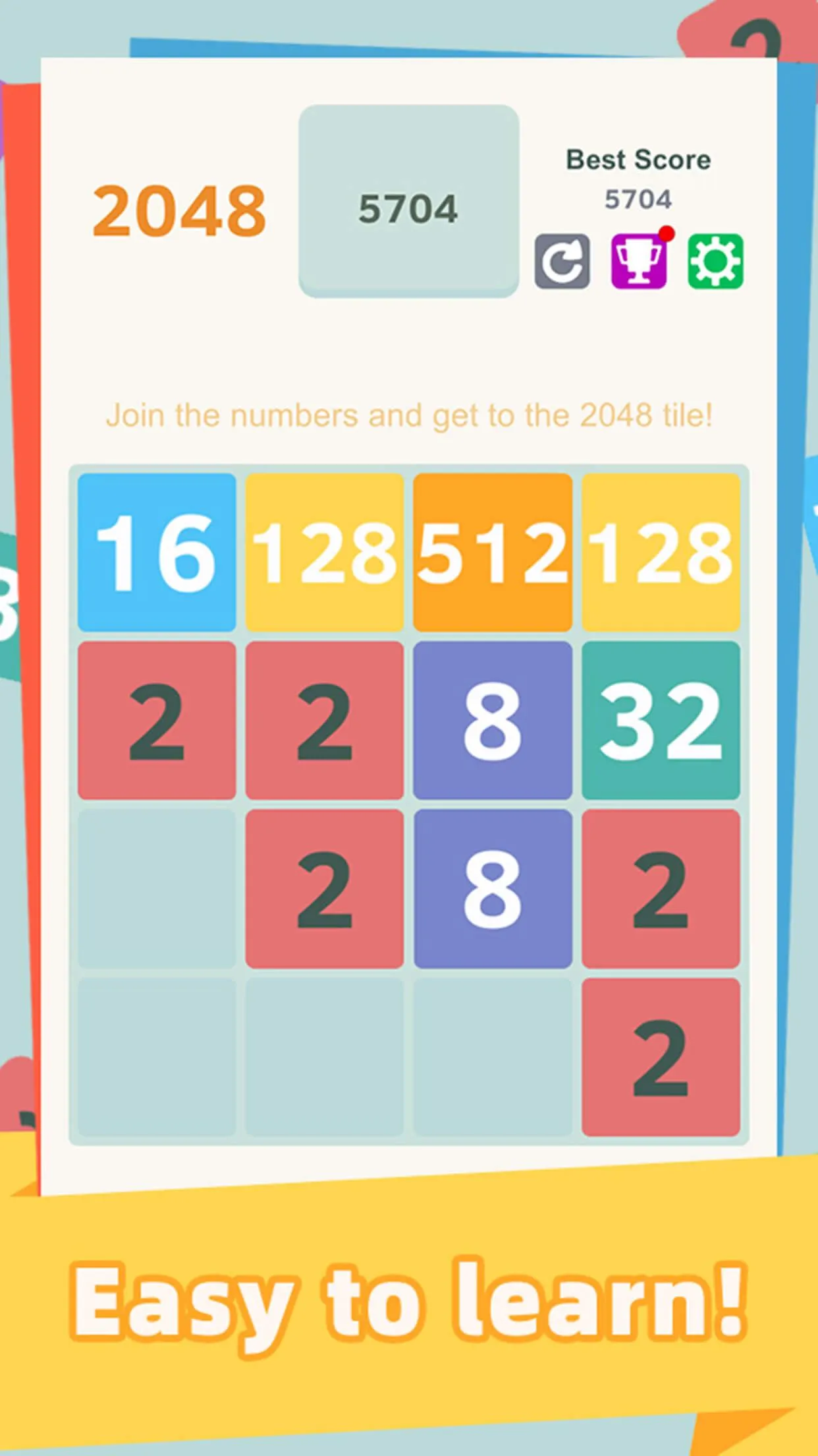 2048 - worldwide poplar game | Indus Appstore | Screenshot