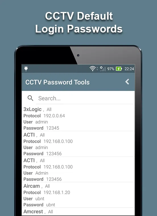 CCTV Password Tools | Indus Appstore | Screenshot