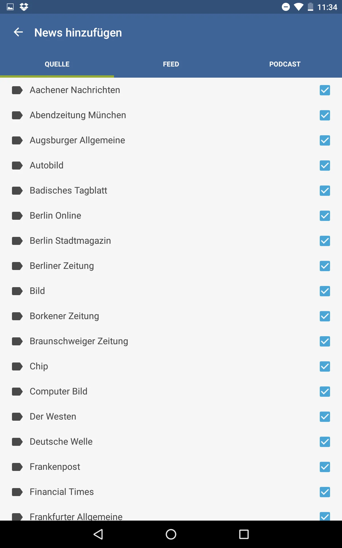 Deutsche Zeitungen | Indus Appstore | Screenshot