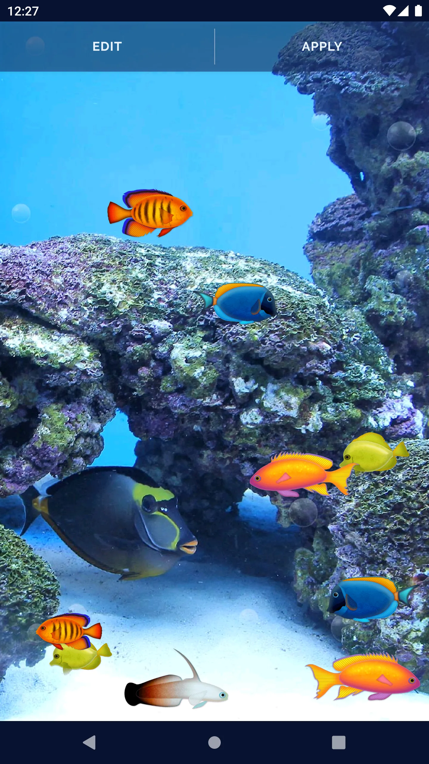 Aquarium Fish Live Wallpaper | Indus Appstore | Screenshot