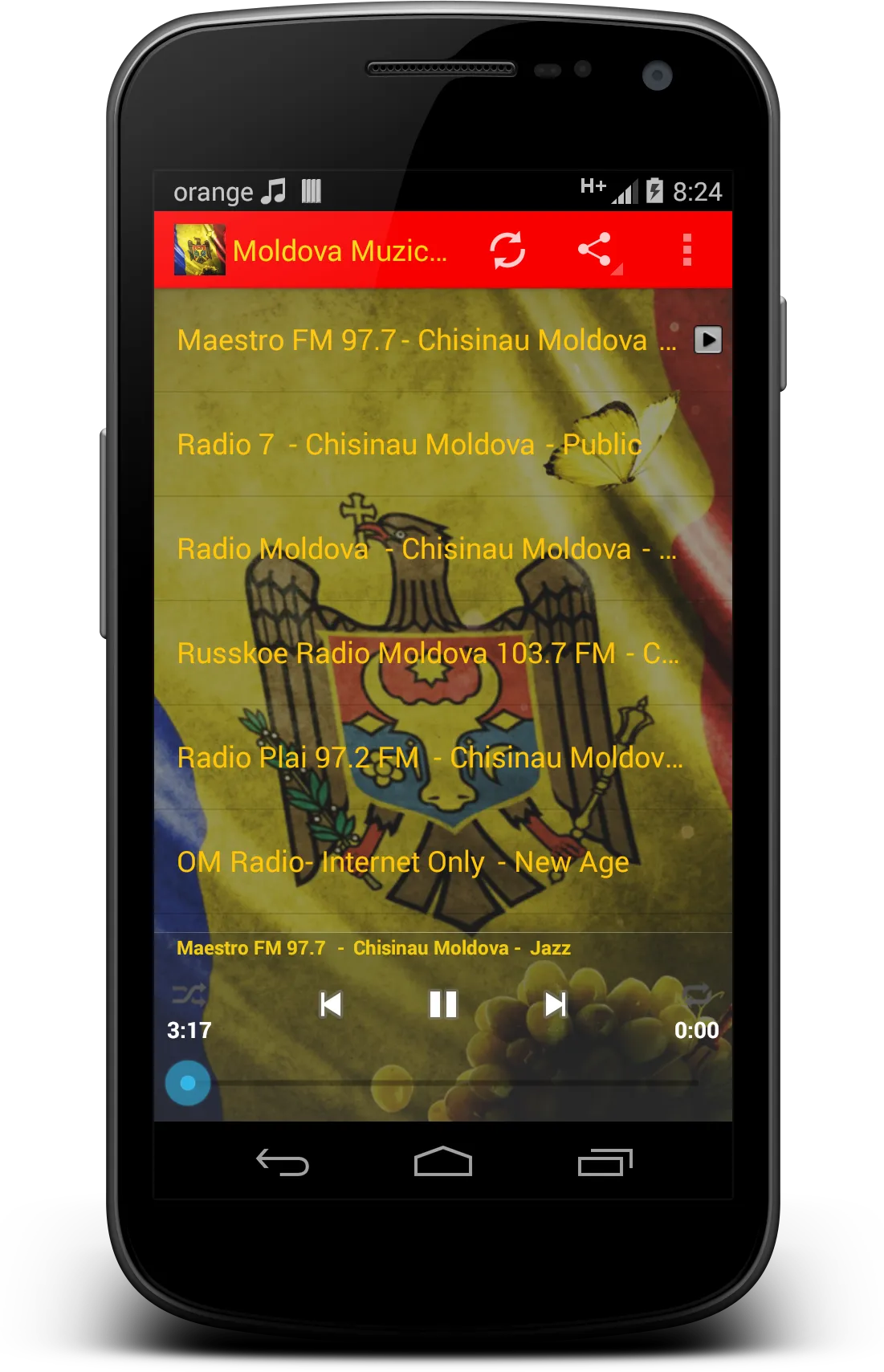 Moldova Muzica Online | Indus Appstore | Screenshot