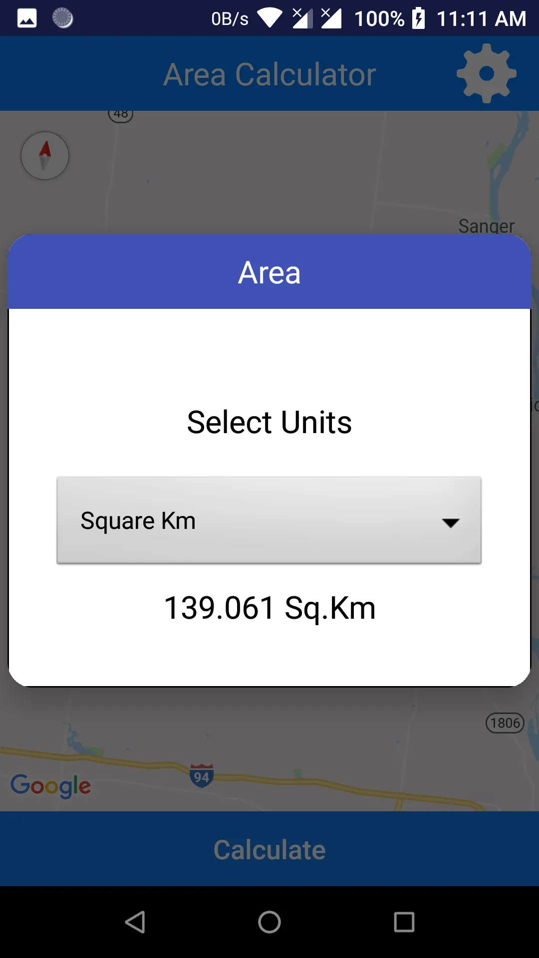 GPS Area Calculator - Measure  | Indus Appstore | Screenshot