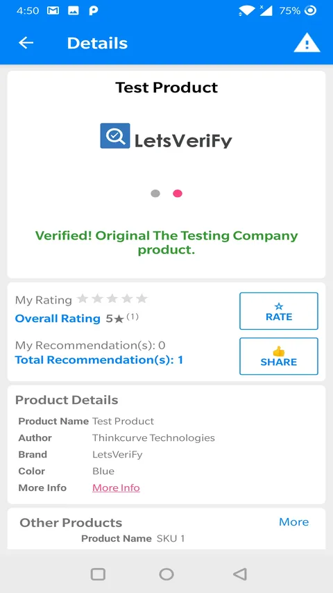 LetsVeriFy | Indus Appstore | Screenshot