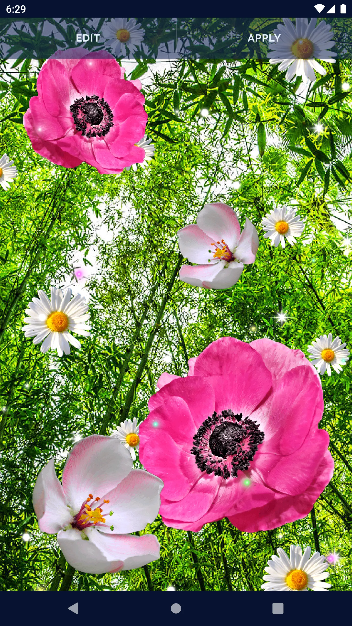 Pink Flower Live Wallpaper | Indus Appstore | Screenshot