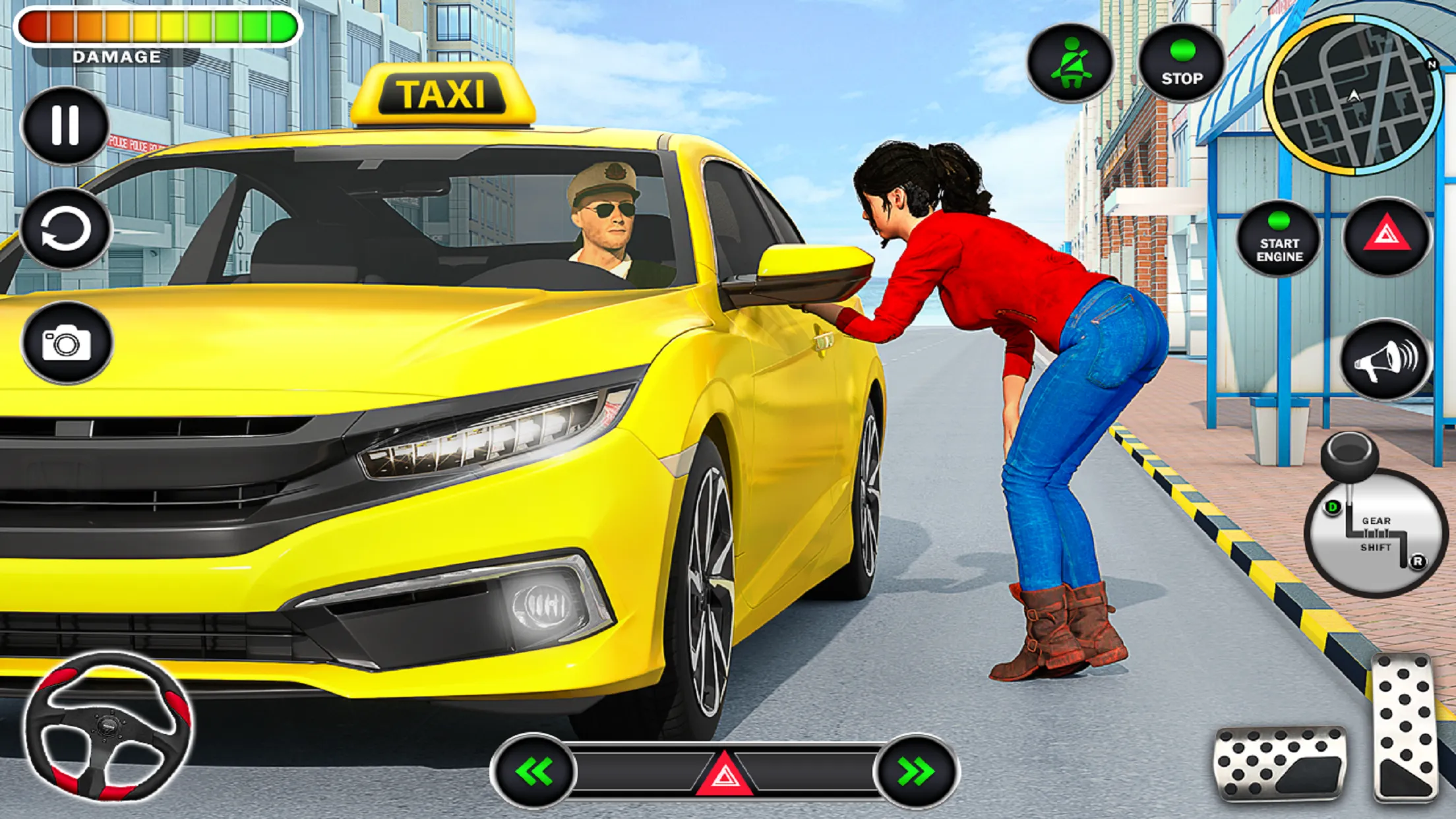 Cab Simulator Passenger Game | Indus Appstore | Screenshot
