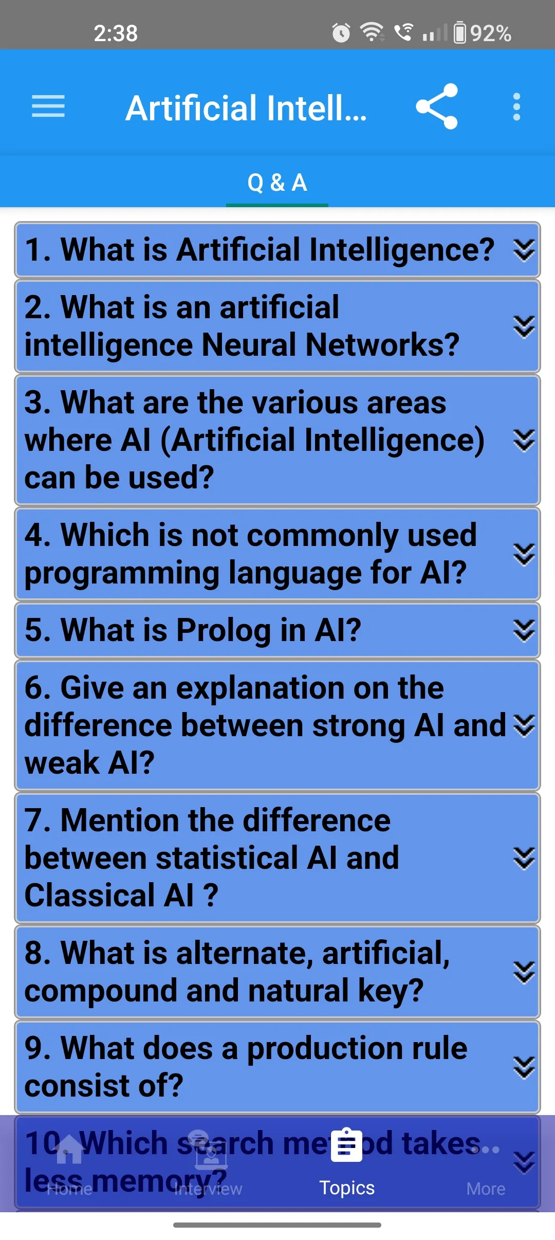 IT Interview Preparation App | Indus Appstore | Screenshot