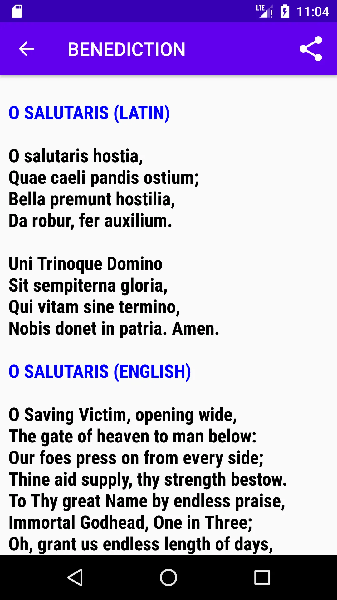 Catholic Hymn Book | Indus Appstore | Screenshot