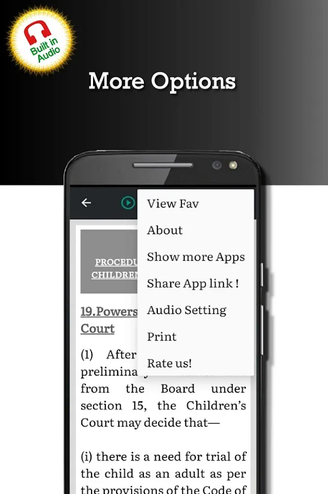 Juvenile Justice Act 2015 | Indus Appstore | Screenshot