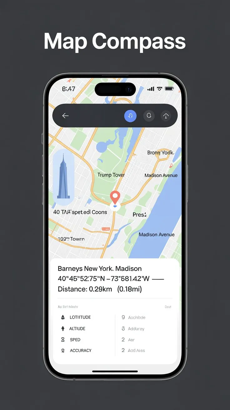 Compass - Directional Compass | Indus Appstore | Screenshot