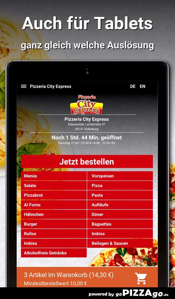 Pizzeria City Express Oldenbur | Indus Appstore | Screenshot