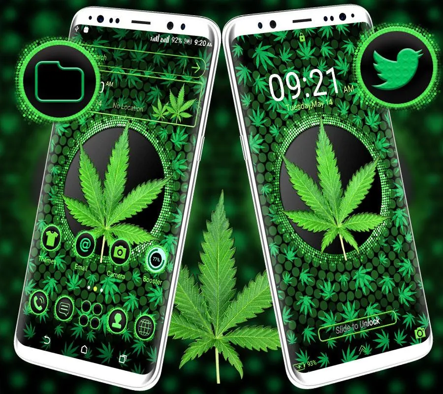 Weed Launcher Theme | Indus Appstore | Screenshot