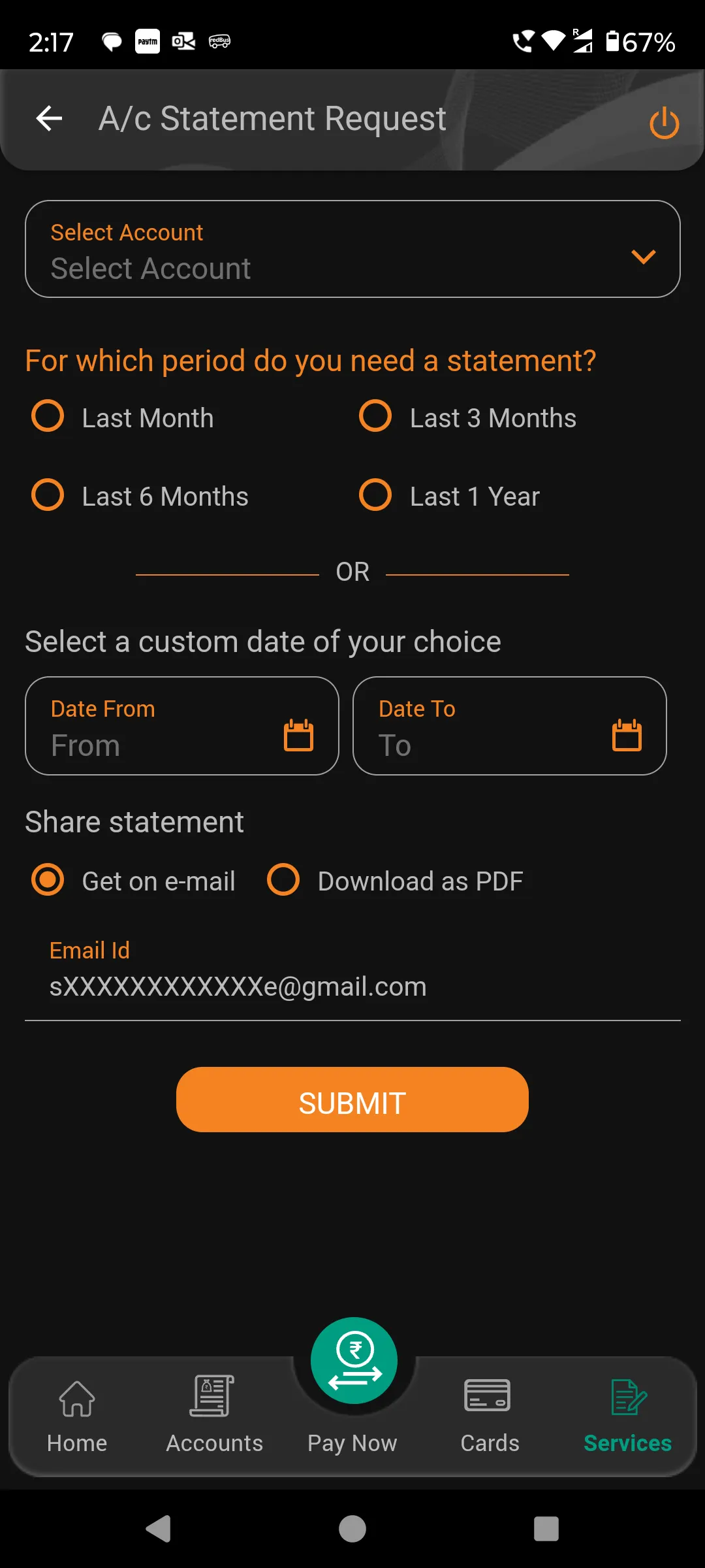 IDBI Bank GO Mobile+ | Indus Appstore | Screenshot