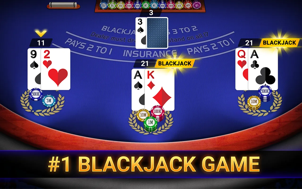 Blackjack 21: online casino | Indus Appstore | Screenshot