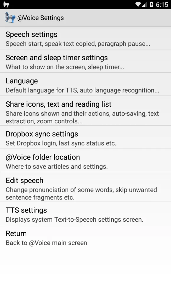 @Voice Aloud Reader (TTS) | Indus Appstore | Screenshot