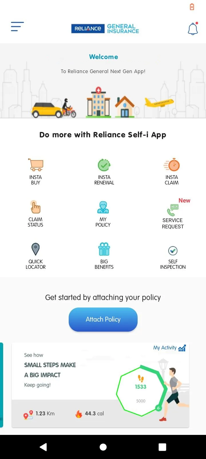 Reliance Self-i | Indus Appstore | Screenshot