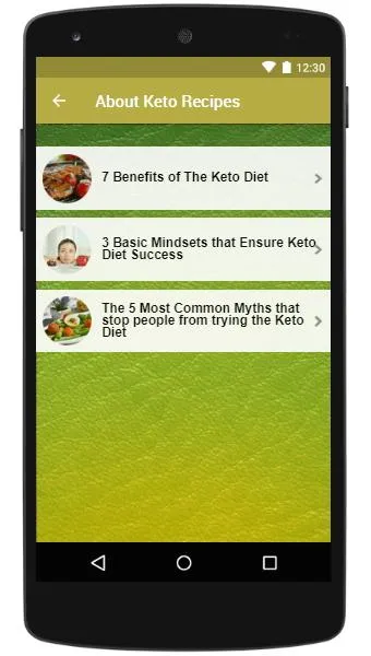 Keto Diet Recipes | Indus Appstore | Screenshot