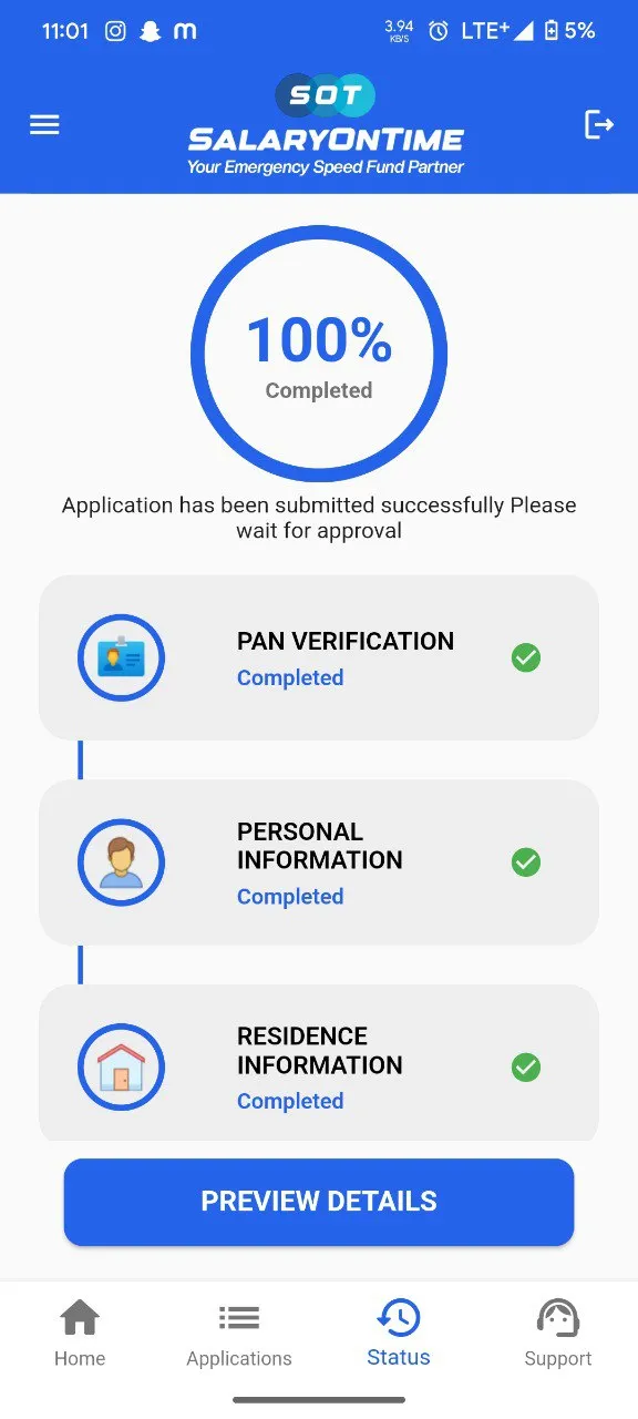 SalaryOnTime:Personal Loan App | Indus Appstore | Screenshot