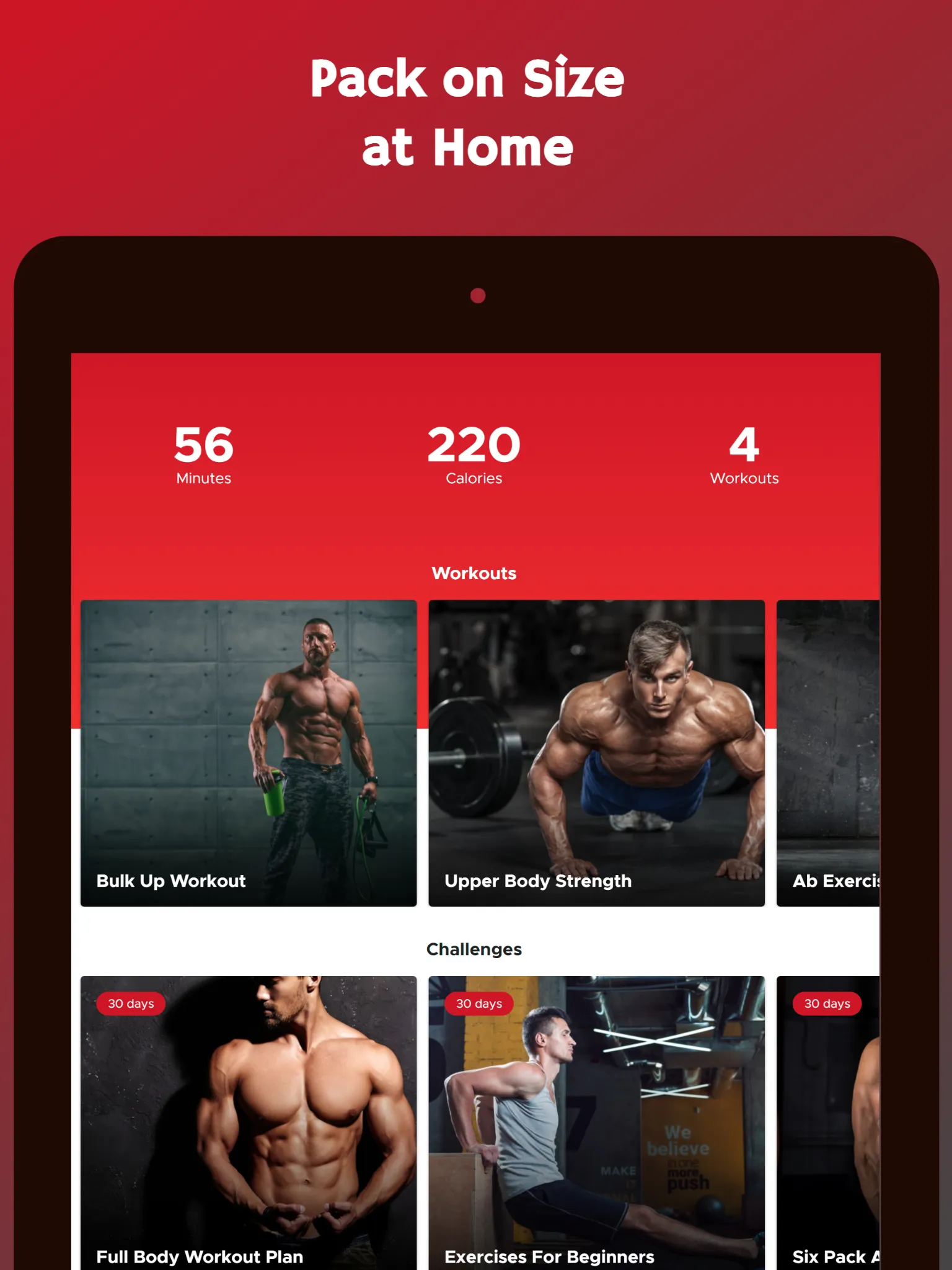 Bulk Up at Home - Build Muscle | Indus Appstore | Screenshot