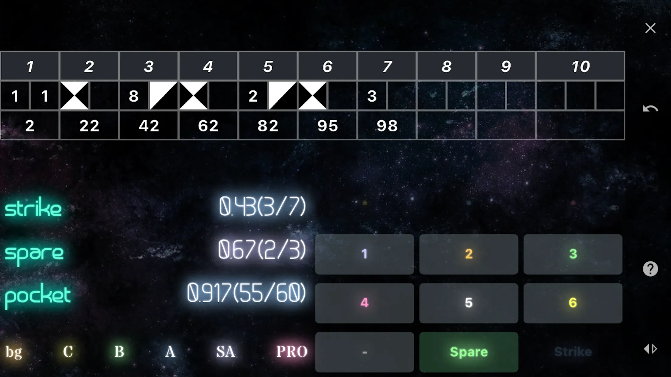 neon cue sports score board | Indus Appstore | Screenshot