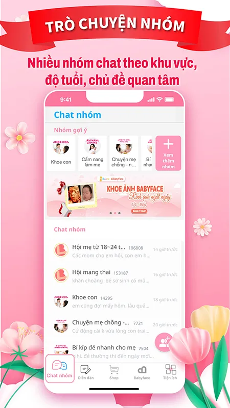 BEBERIA - Mẹ và bé | Indus Appstore | Screenshot