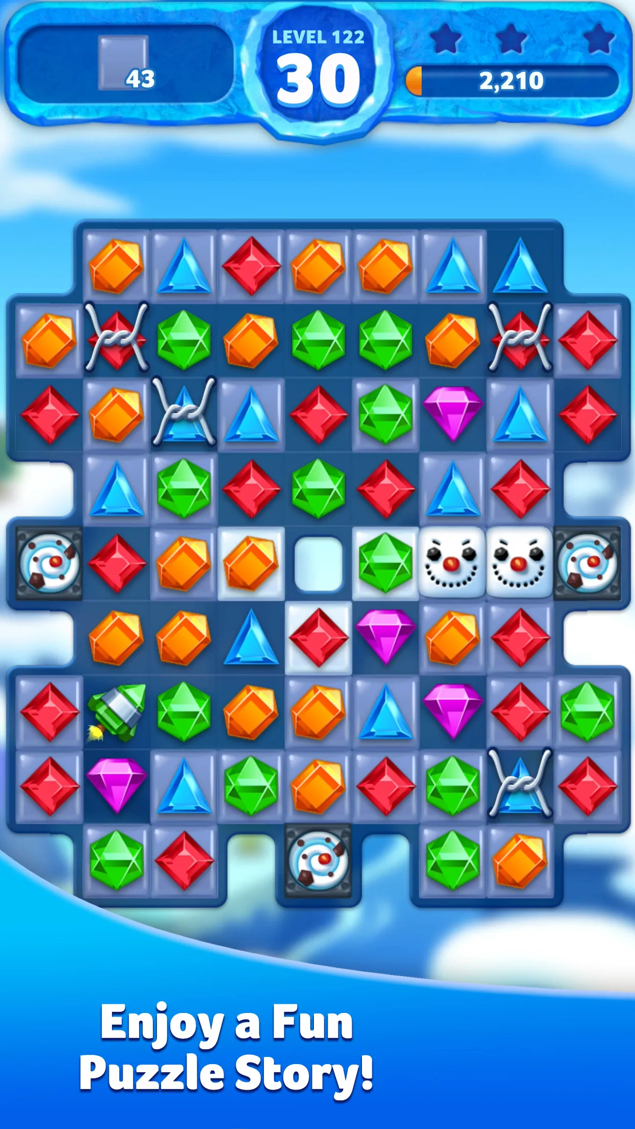 Jewel Ice Mania:Match 3 Puzzle | Indus Appstore | Screenshot