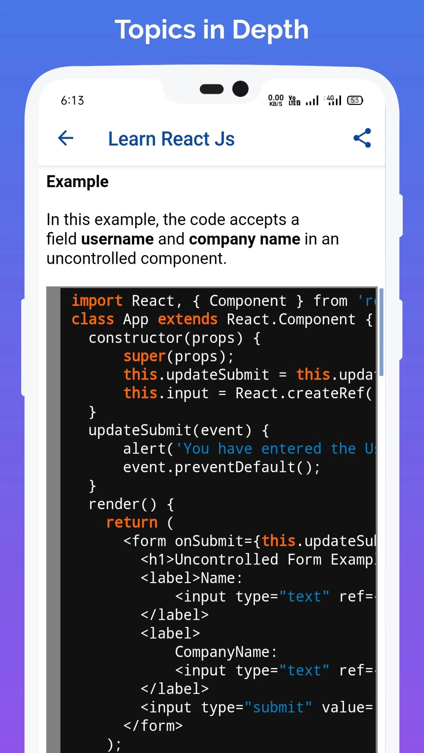 Learn React | Indus Appstore | Screenshot