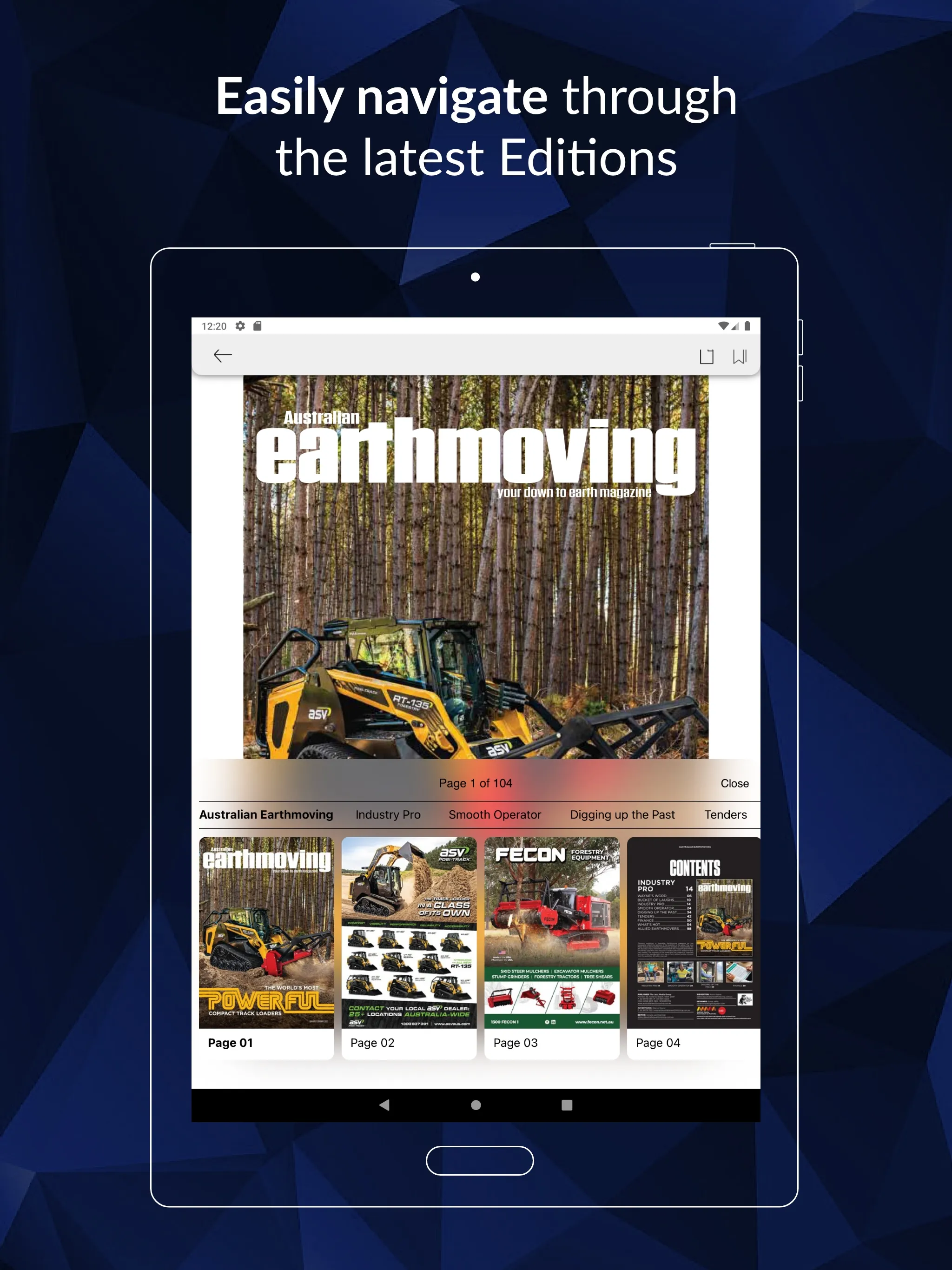 Australian Earthmoving Mag | Indus Appstore | Screenshot