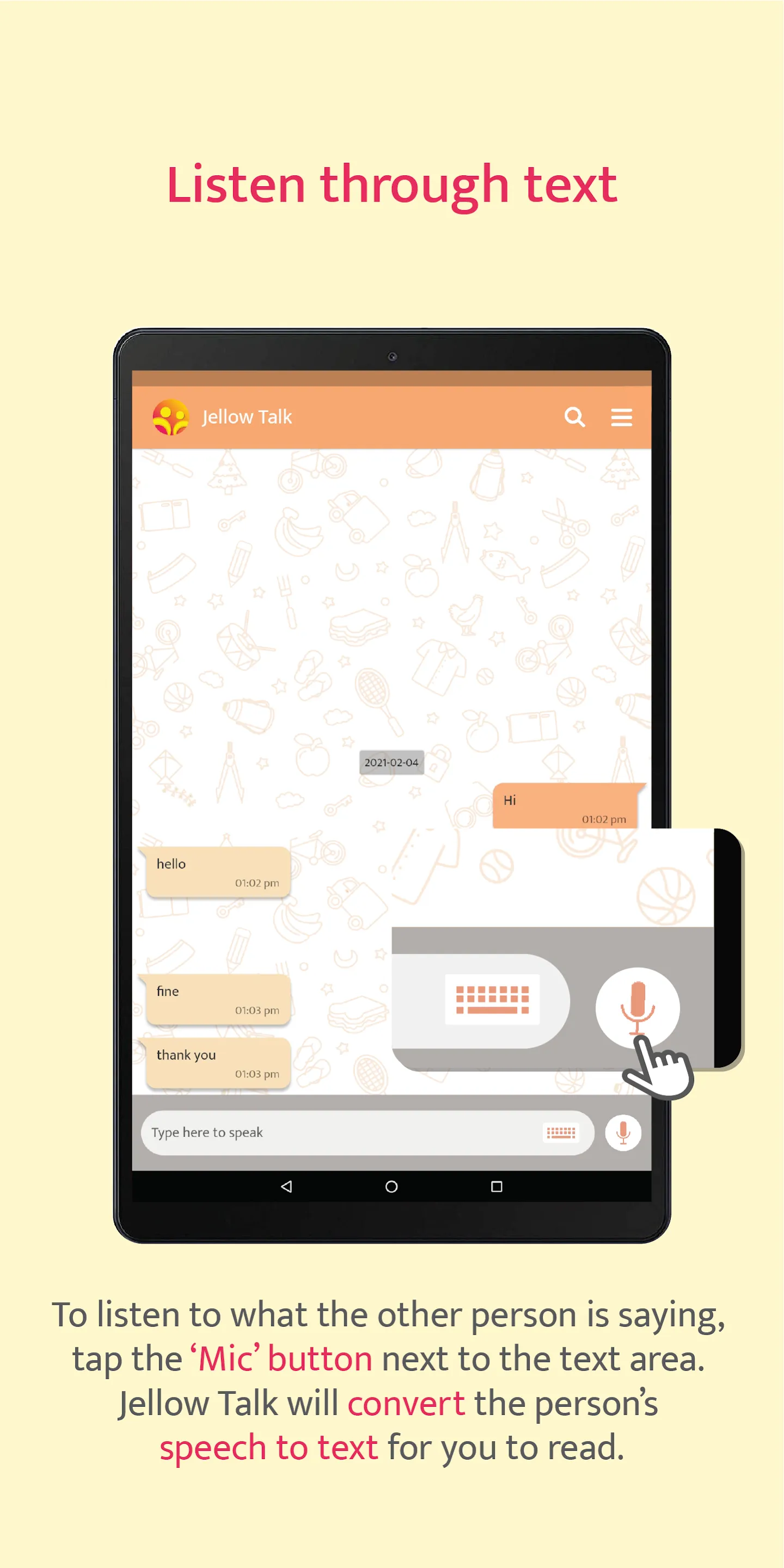 Jellow Talk Communicator Conve | Indus Appstore | Screenshot