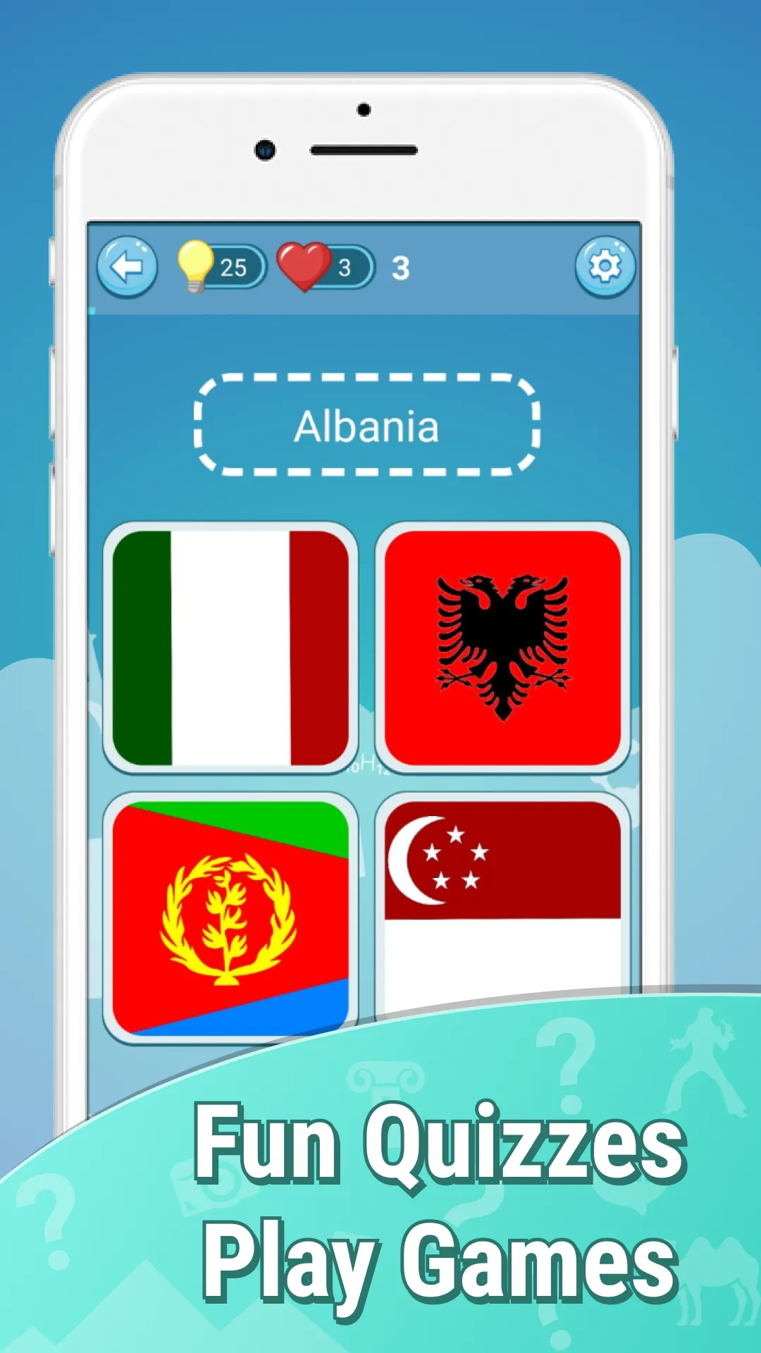 Flags the World Countries Quiz | Indus Appstore | Screenshot