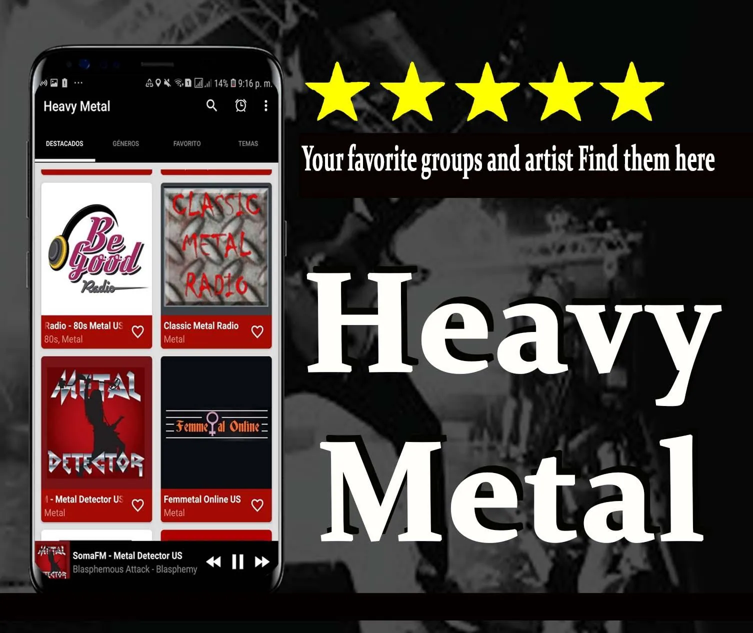 Heavy Metal Music | Indus Appstore | Screenshot