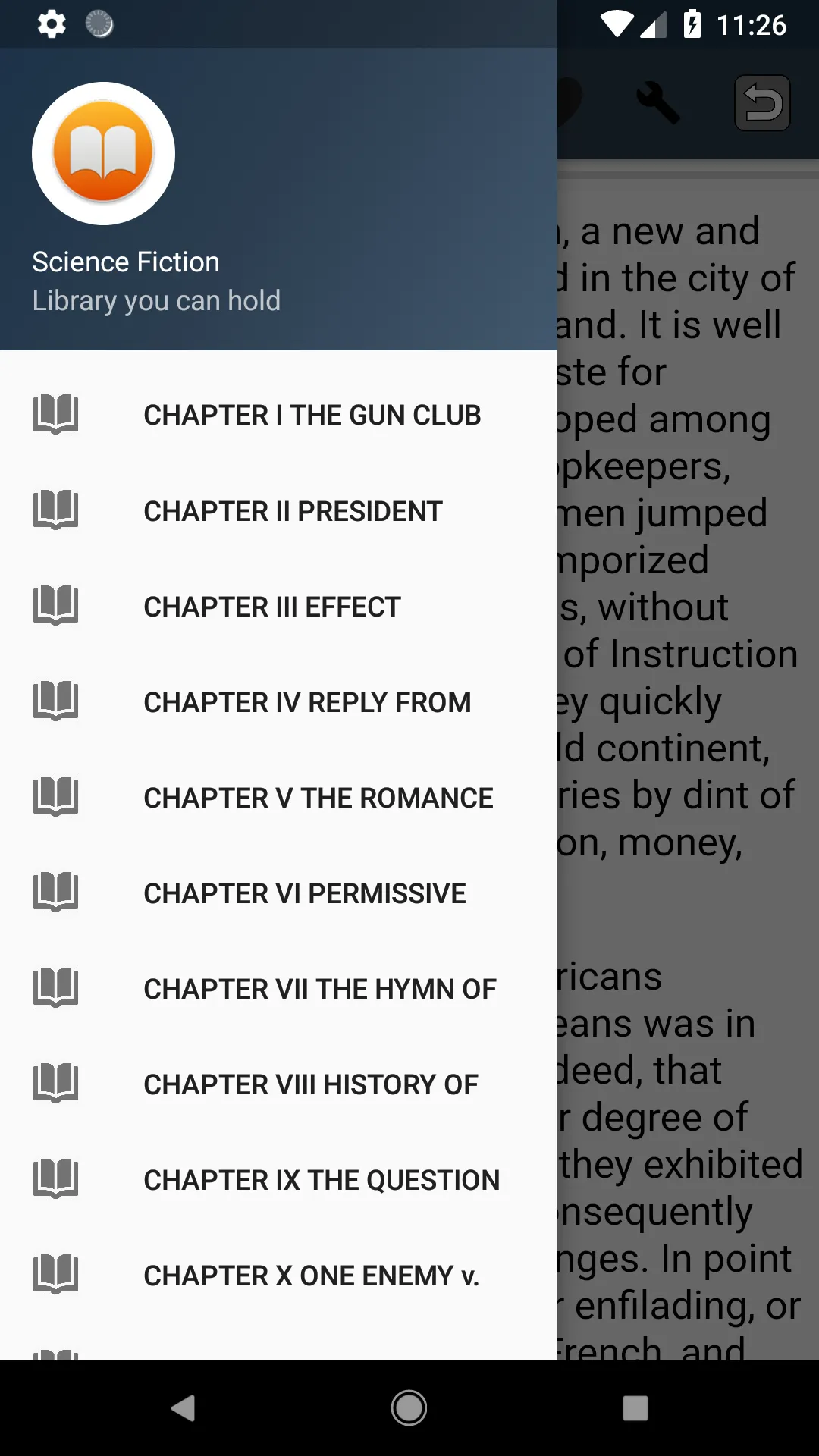 Science fiction books - Novels | Indus Appstore | Screenshot