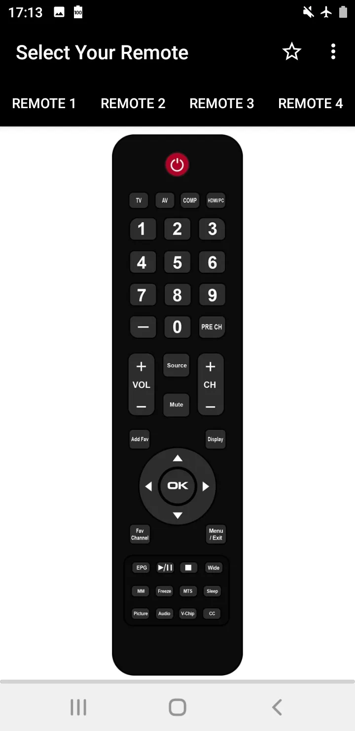 AOC TV Remote | Indus Appstore | Screenshot