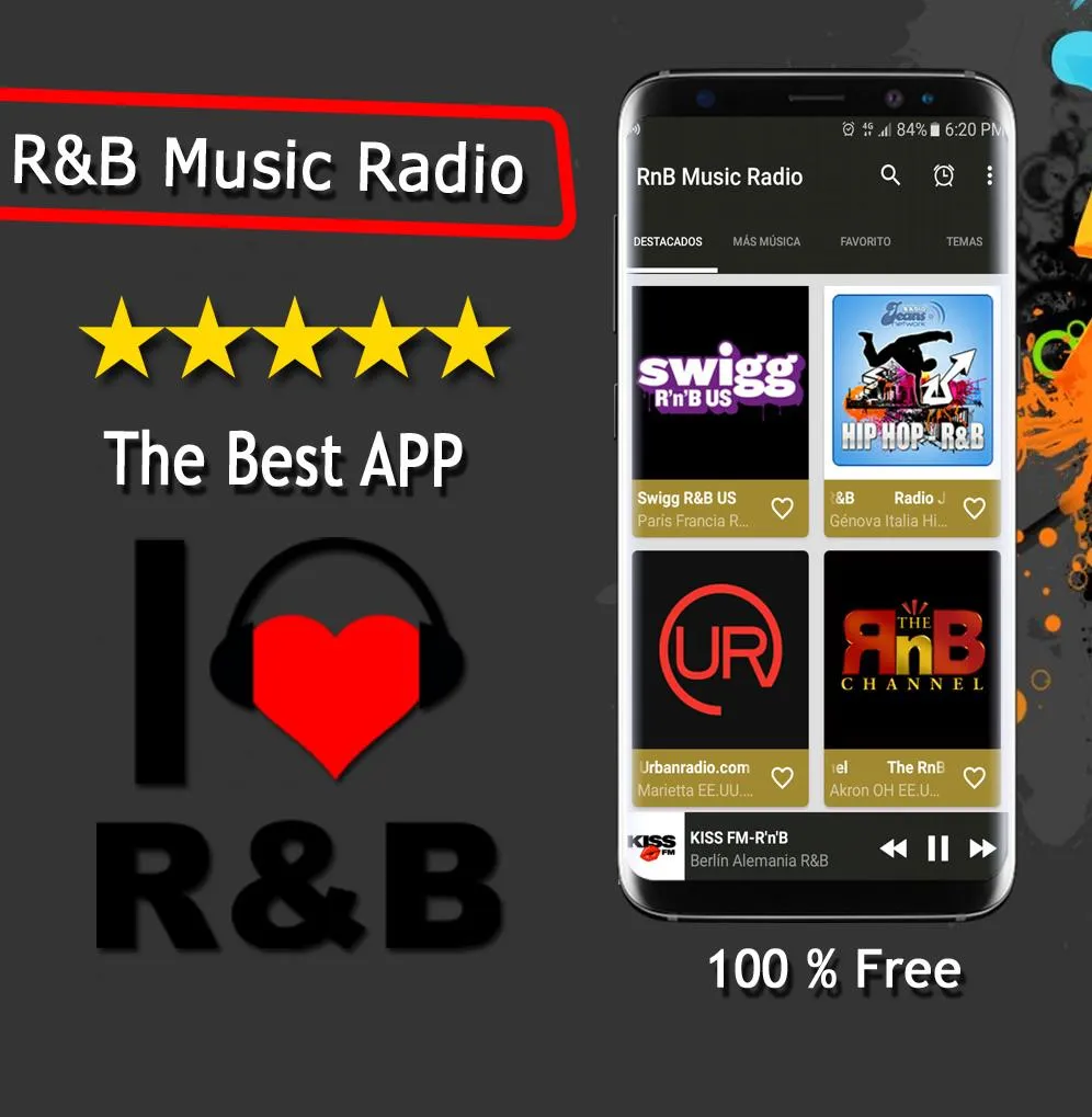 R&B Music Radio | Indus Appstore | Screenshot