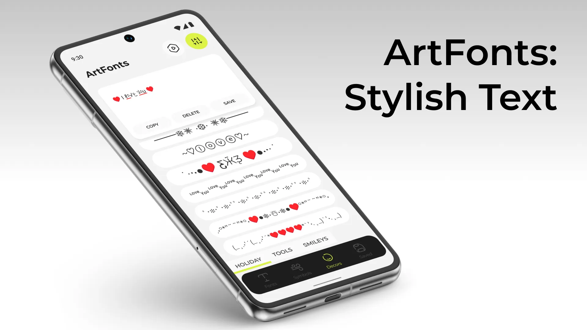 ArtFonts: Stylish Text | Indus Appstore | Screenshot